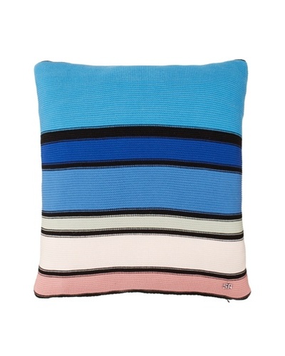 Sonia Rykiel Jacob Decorative Pillow, Bleu, 18″ x 18″