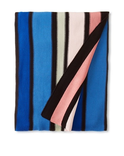 Sonia Rykiel Jacob Throw, Bleu, 59″ x 59″