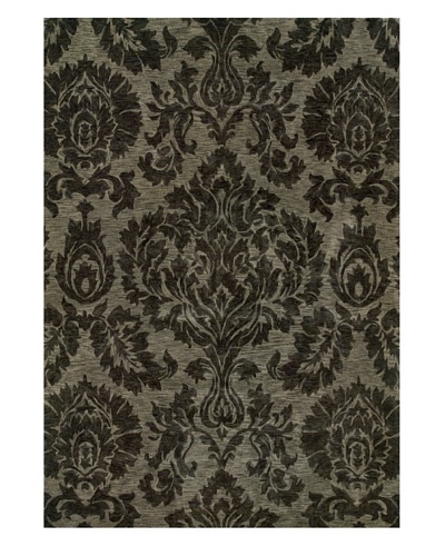 Langley Handspun Wool Rug [Grey/Charcoal]