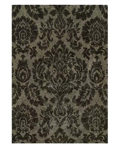 Langley Handspun Wool Rug [Grey/Charcoal]