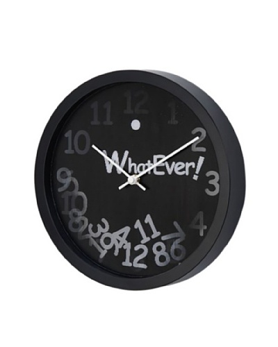 George Nelson Falling Numbers Wall Clock, Black