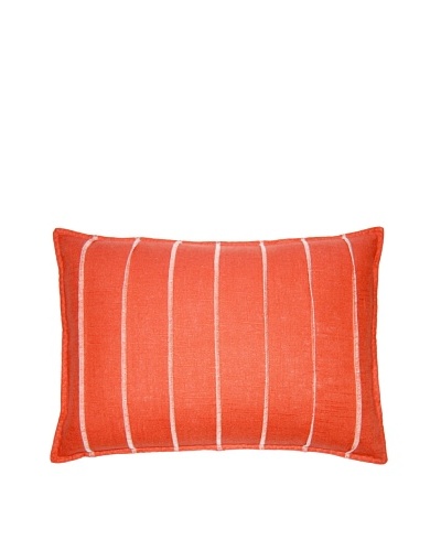 Square Feathers Spice Bands Boudoir Pillow