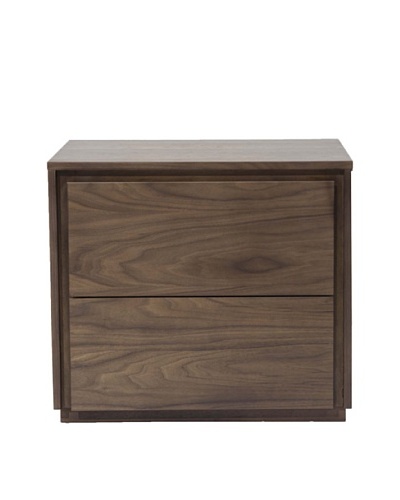 Star International Latitude Nightstand, Natural Walnut