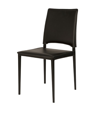 Star International Set of 2 Lola Dining Chairs, Black