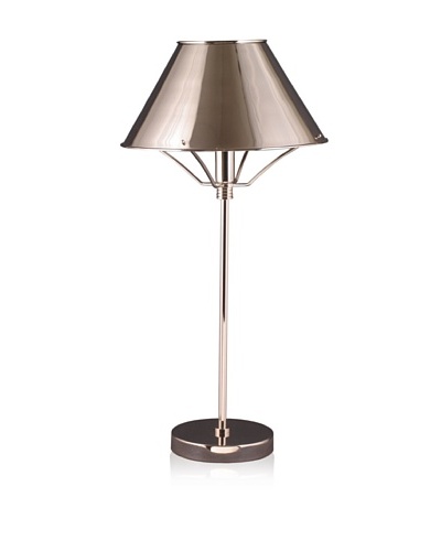 Lighting Accents Table Lamp, Polished Nickel