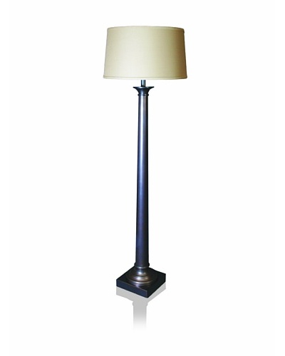 State Street Lighting Tapered Metal Column Floor Lamp, Oil-Rubbed Bronze