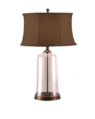 State Street Lighting Jar Table Lamp, Bronze