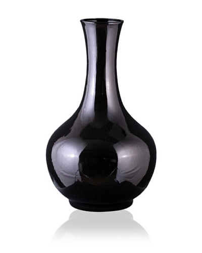 State Street Lighting Accent Vase, Black
