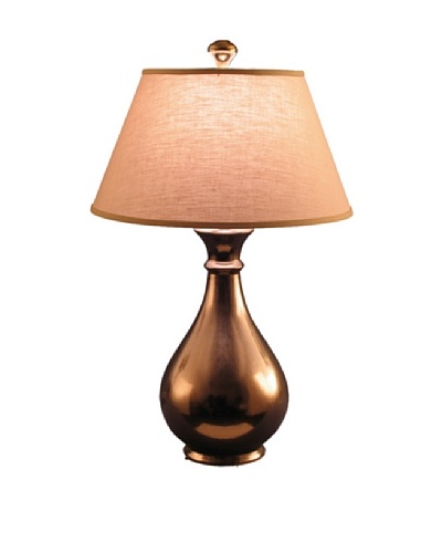 State Street Lighting Teardrop Table Lamp, Metallic Bronze