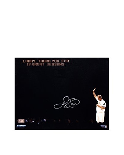 Steiner Sports Memorabilia Larry Bird Retirement Wave Spotlight Signed Photo