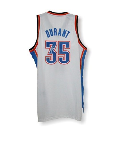 Steiner Sports Memorabilia Kevin Durant White Thunder Replica Jersey Signed