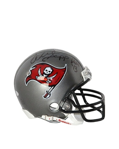 Steiner Sports Memorabilia Warren Sapp Signed Tampa Bay Buccaneers Replica Mini Helmet Inscribed “HOF 13”