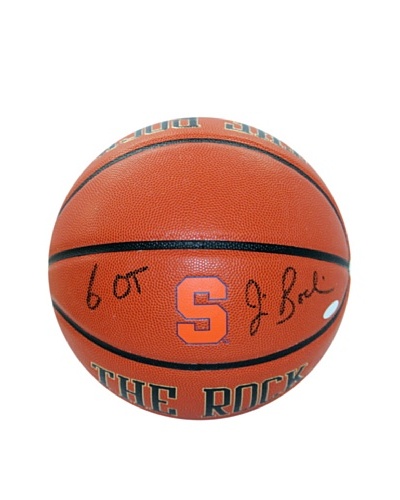 Steiner Sports Memorabilia Jim Boeheim Syracuse The Rock with 6 OT Signed Basketball