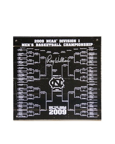 Steiner Sports Memorabilia Roy Williams Signed UNC Basketball Engraved Bracket