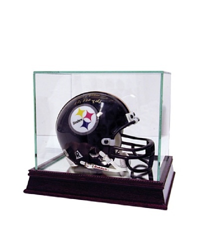 Steiner Sports Memorabilia Glass Mini Helmet Case