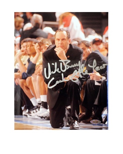 Steiner Sports Memorabilia Mike Brey On The Sidelines “Coach of the Year” 2011 Signed Photo