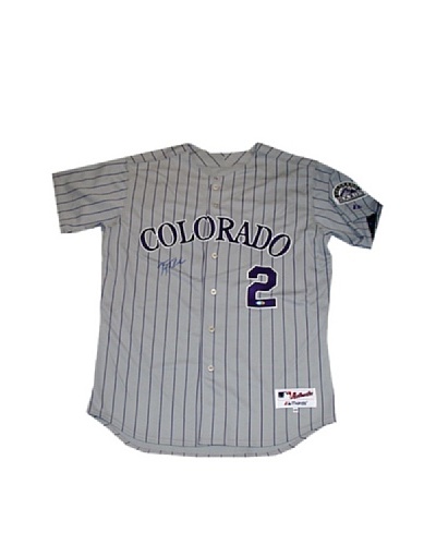 Steiner Sports Memorabilia Troy Tulowitzki Authentic Rockies Road Jersey