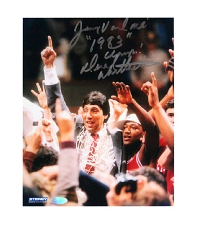 Steiner Sports Memorabilia Dereck Whittenburg “Jimmy V and Me, 1983 Champs” Photo