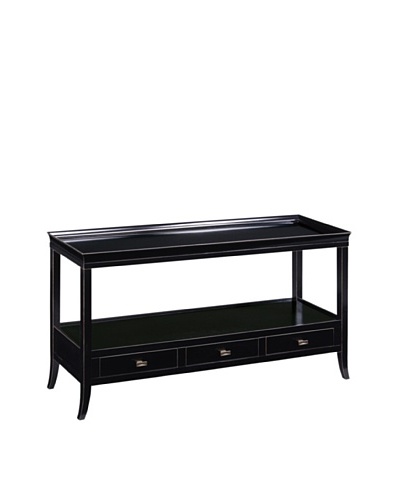 Sterling Tamara Sofa Back Console, Ebony