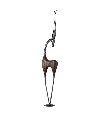 Sterling Home 49 Antelope Wood/Iron Sculpture