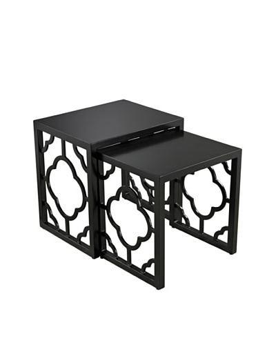 Sterling Home High Gloss Nesting Tables, BlackAs You See