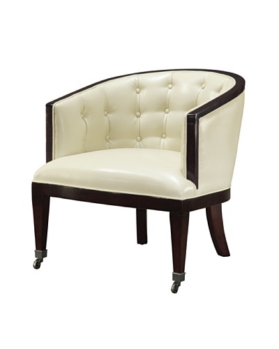 Sterling Home Holguin Chair, Off-White/Brown