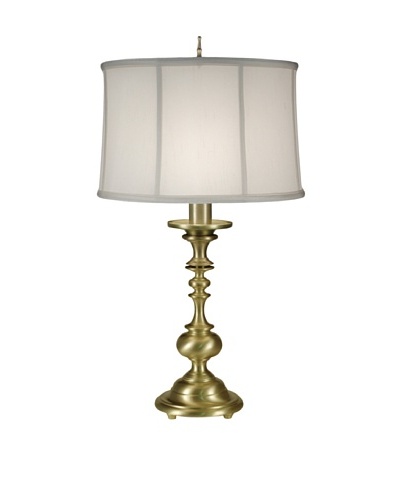 Stiffel Lighting Satin Brass Table Lamp