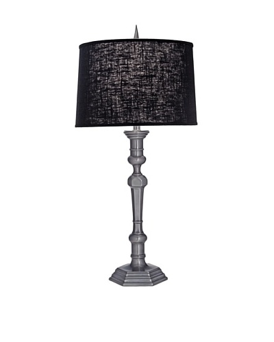 Stiffel Lighting Gun Metal Molded Table Lamp