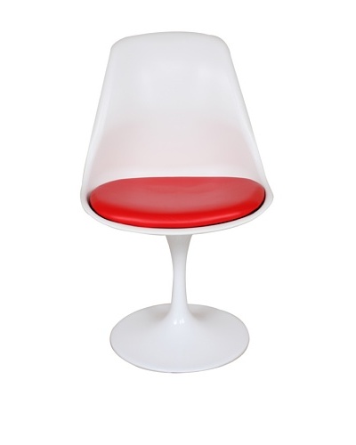 Stilnovo Tulip Chair, White/Red