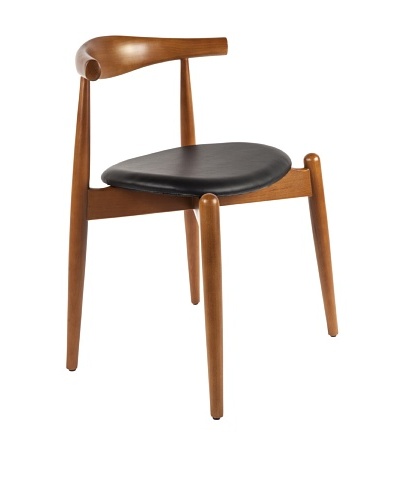Stilnovo The Elbow Chair, Black/Wood