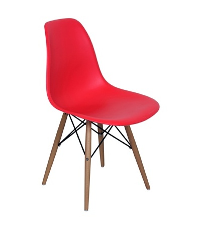 Stilnovo Mid-Century Eiffel Dining Chair, Red