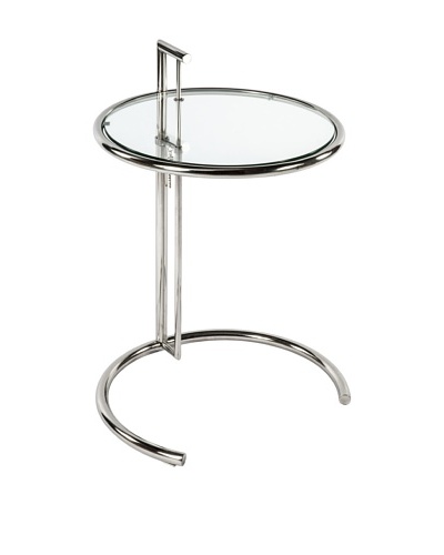 Stilnovo The Eileen Grey Table, Glass Silver