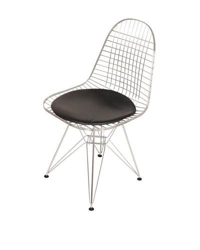 Stilnovo Anders Side Chair, Black/Chrome