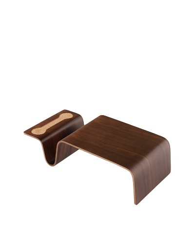 Stilnovo Ville Side Table, Walnut