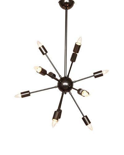 Stilnovo Visby Chandelier, Gun Metal