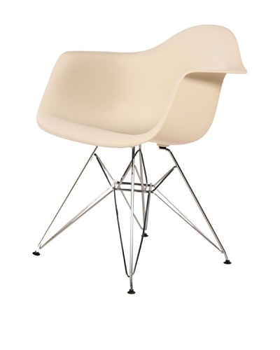 Stilnovo Mid-Century Eiffel Dining Arm Chair, Beige