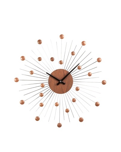 Stilnovo Mid Century-Inspired Star Clock