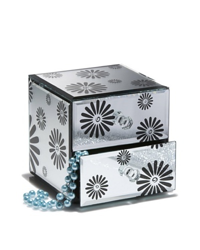 Allure Daisy Jewelry Box with 2 Drawers