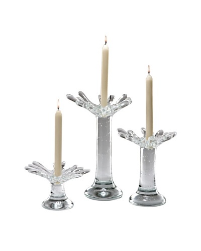 Studio A Glass Splash Candleholder