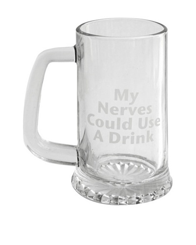 Style Setter 23-Oz. My Nerves Could Use A Drink Beer Mug