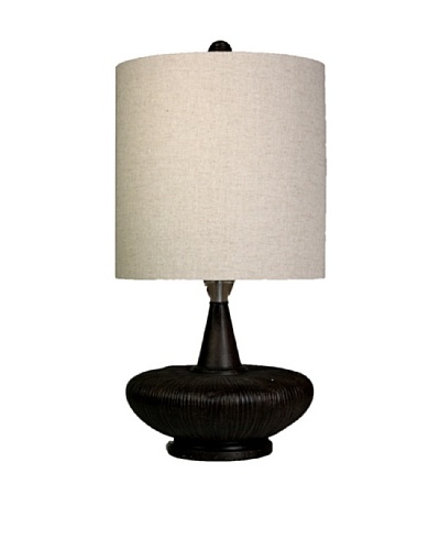 StyleCraft Poly/Acrylic Table Lamp, Ember Bronze