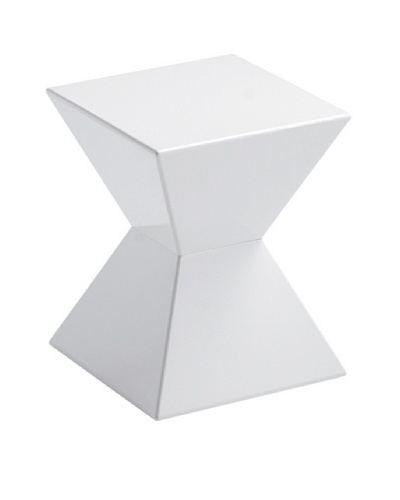 Sunpan Rocco End Table, White