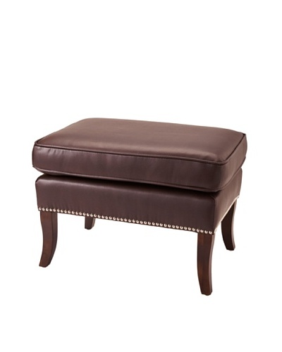 Sunpan Royalton Ottoman, Brown