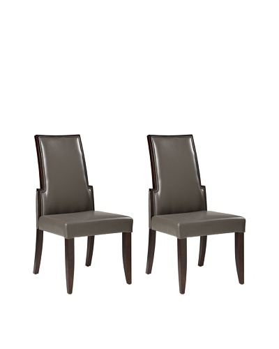 Sunpan Set of 2 Lafayette Chairs, Grey