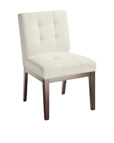 Sunpan Set of 2 White Felicia Dining Chairs