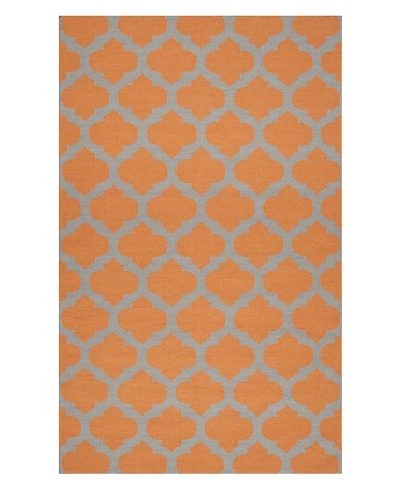 Surya Frontier Rug, Pumpkin/Flint Gray, 8′ x 11′