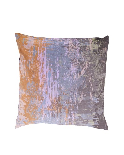 Surya Watercolor-Inspired Throw Pillow, Excalibur, 22″ x 22″