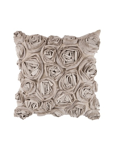 Surya Rosette Throw Pillow