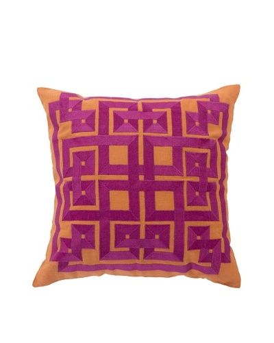 Surya Geometric Throw Pillow