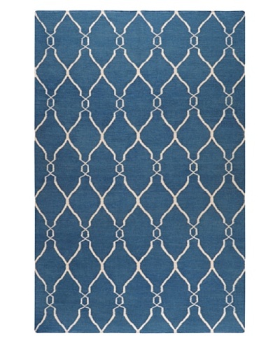 Surya Fallon Rug, Blue/Ivory, 3' 6 x 5' 6